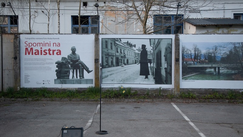 Spomini na Maistra / v galeriji Barutanski zid